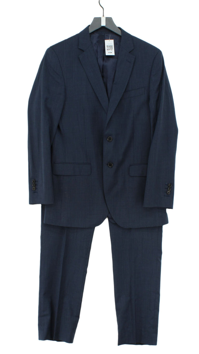 Hawes & Curtis Men's Two Piece Suit Chest: 40 in Blue
