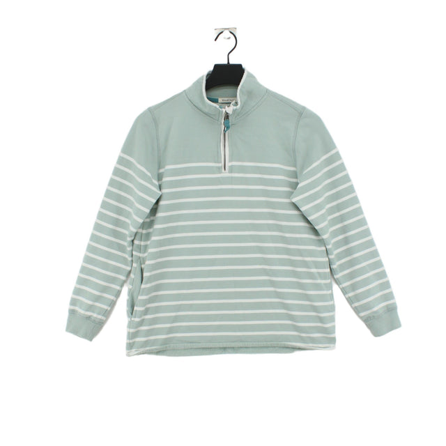 Woolovers Women's Jumper S Green 100% Cotton