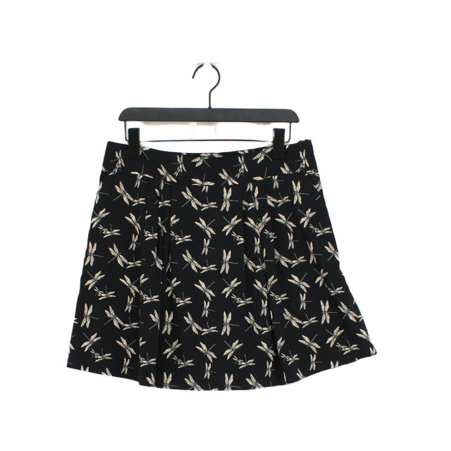 Next Women's Midi Skirt UK 12 Black 100% Polyester