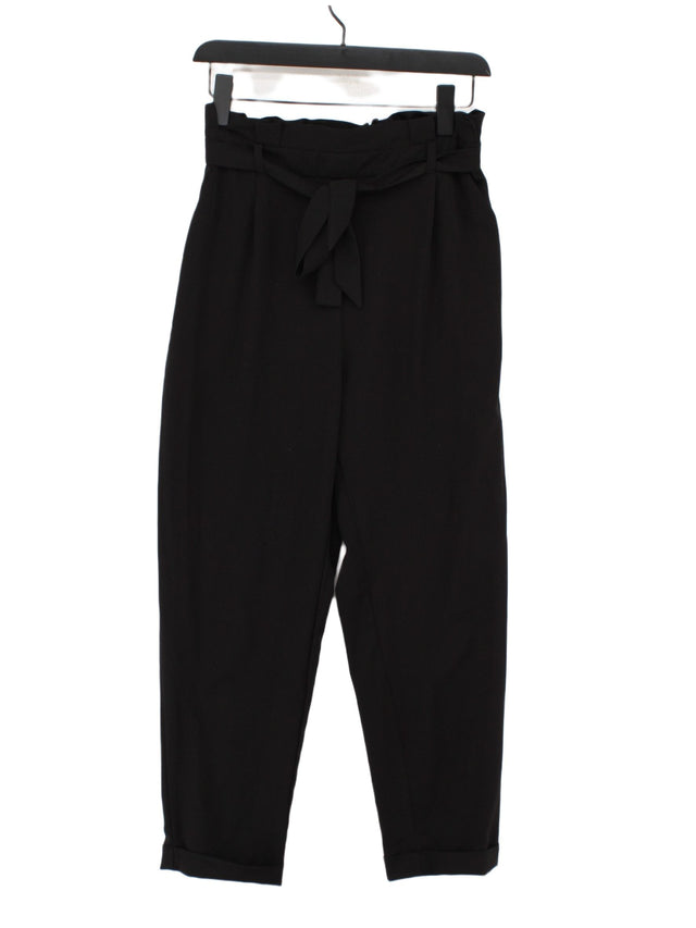 Pull&Bear Women's Trousers M Black Polyester with Elastane