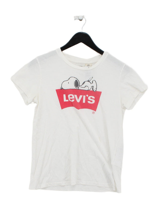 Levi’s Women's T-Shirt S White 100% Cotton