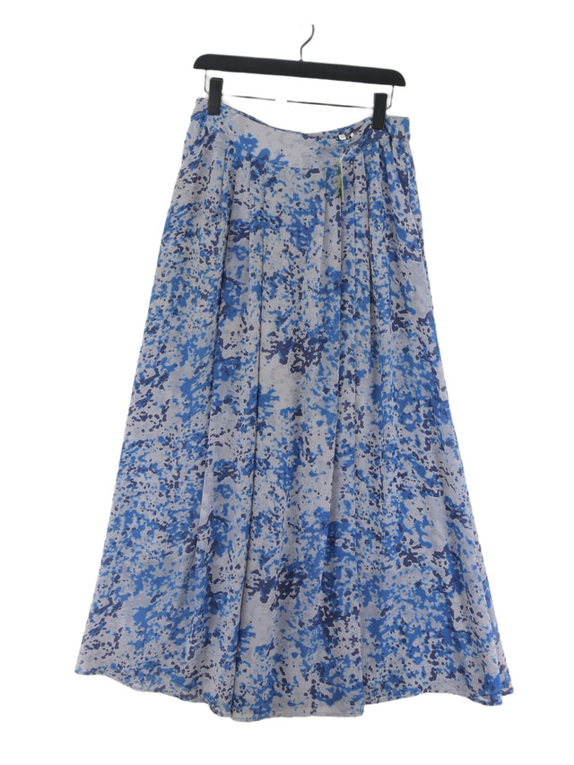 Reiss Women's Maxi Skirt UK 8 Grey 100% Polyester