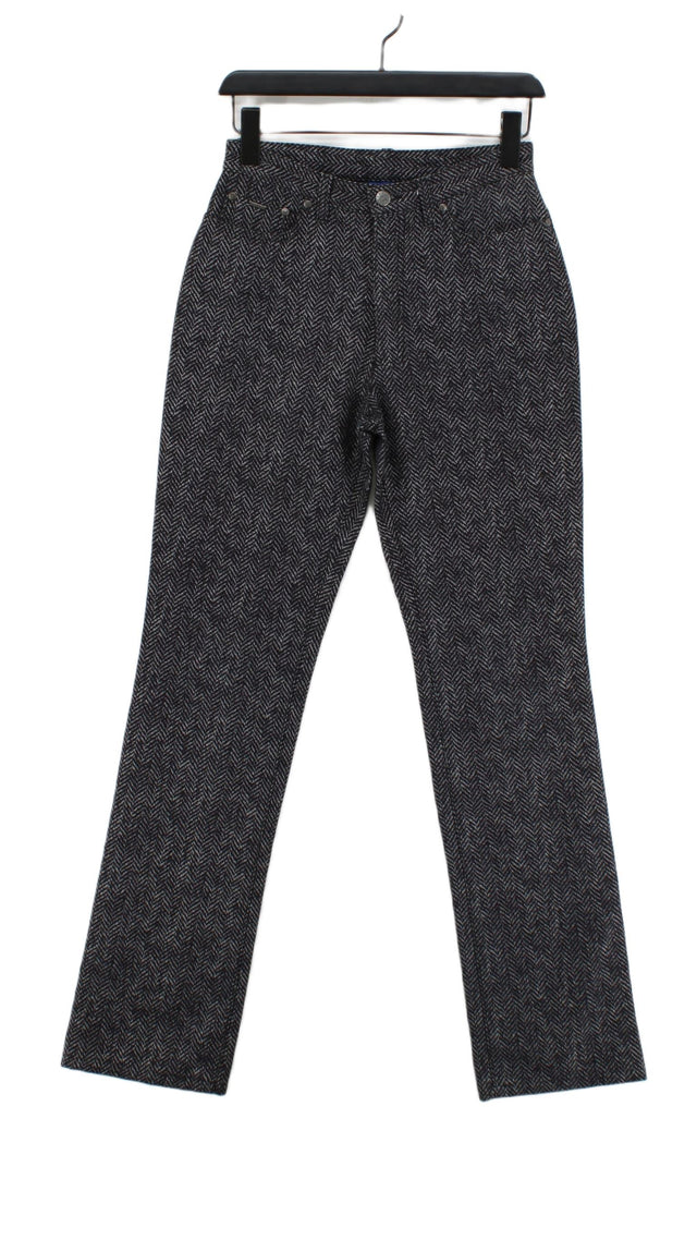 Kenzo Women's Suit Trousers UK 10 Grey 100% Cotton