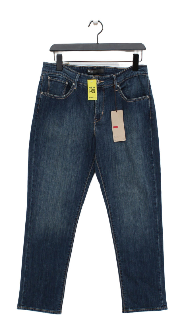 Levi’s Women's Jeans UK 12 Blue Cotton with Elastane