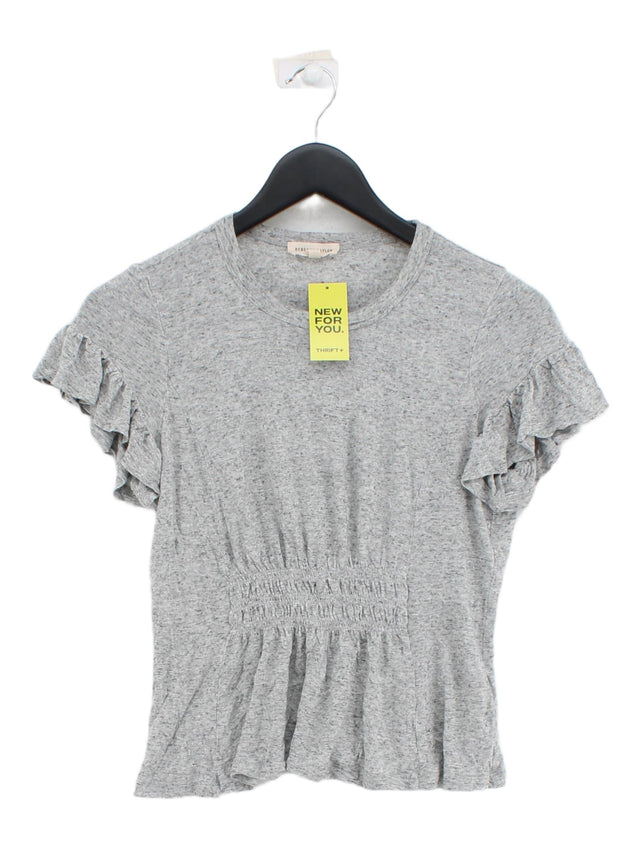 Rebecca Taylor Women's Top S Grey Rayon with Other