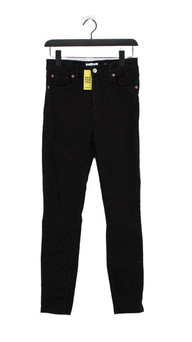 Zara Women's Jeans M Black 100% Cotton