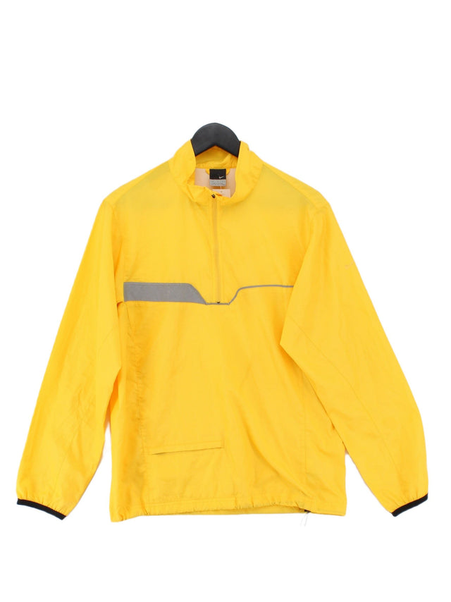 Nike Men's Jacket M Yellow 100% Polyester