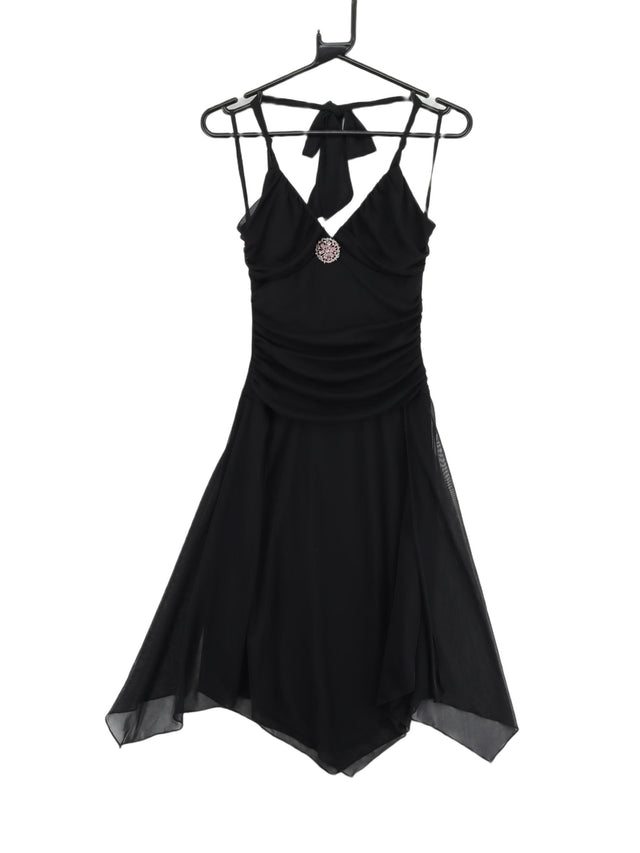 Vintage Ruby Rox Women's Midi Dress M Black 100% Polyester