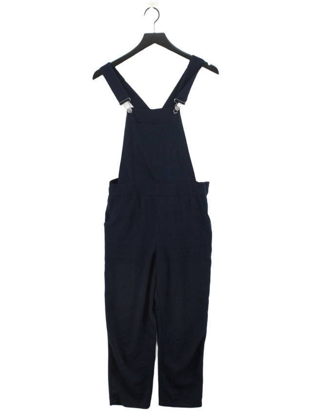 Monki Women's Jumpsuit UK 6 Blue Viscose with Polyester