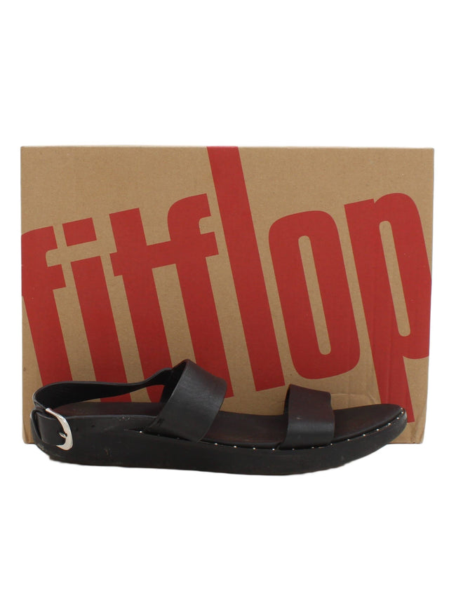 FitFlop Women's Sandals UK 4 Black 100% Other