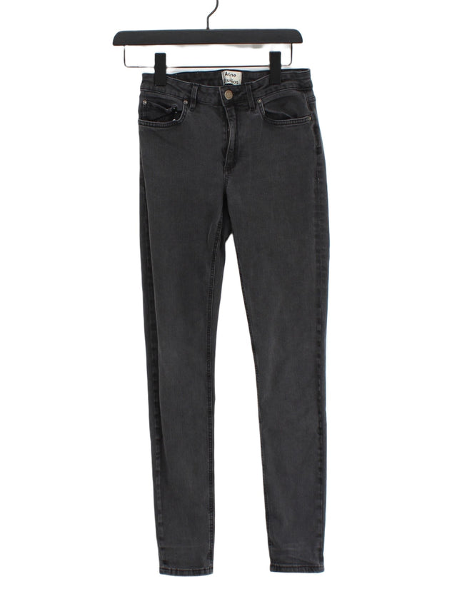 Acne Studios Women's Jeans W 26 in; L 34 in Grey Cotton with Elastane