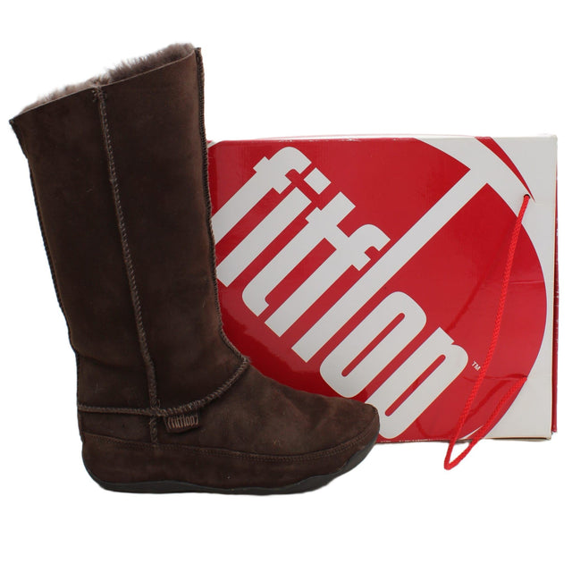 FitFlop Women's Boots UK 5.5 Brown 100% Other