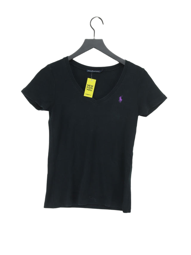 Ralph Lauren Women's T-Shirt L Black 100% Cotton