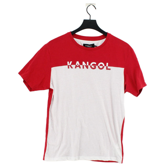 Kangol Men's T-Shirt L White 100% Cotton