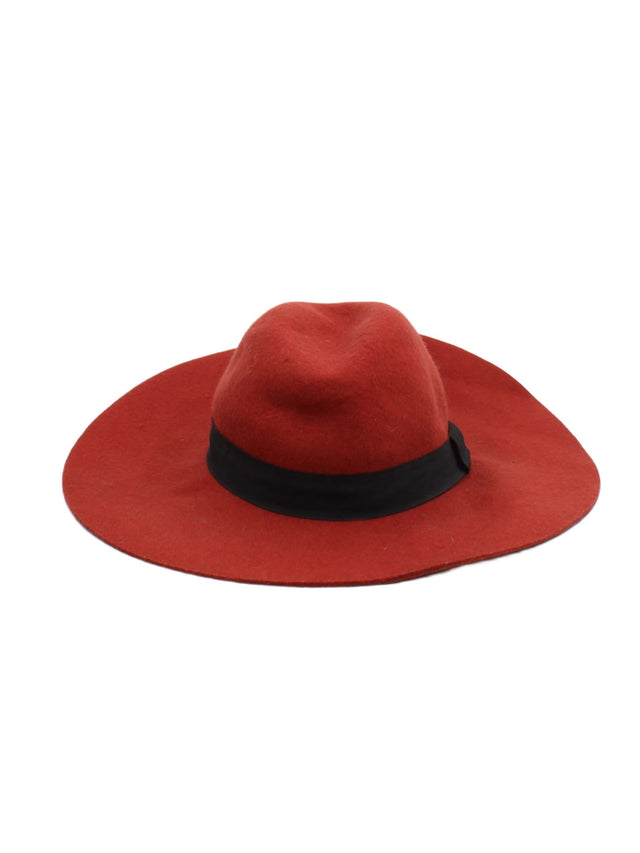 New Look Women's Hat Red 100% Wool