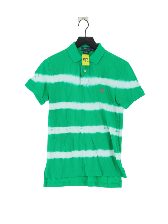 Ralph Lauren Men's Polo S Green 100% Cotton