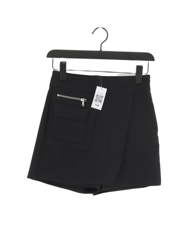Collusion Women's Midi Skirt UK 6 Black Polyester with Elastane