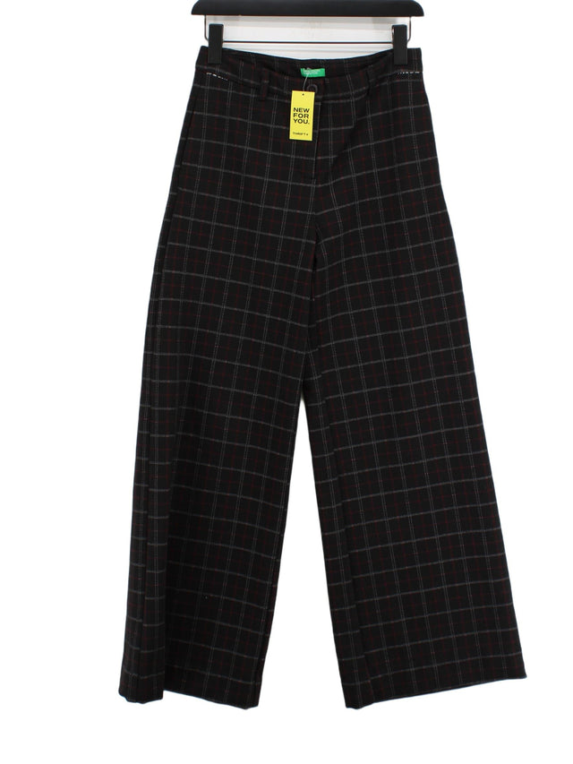 United Colors Of Benetton Women's Suit Trousers UK 8 Black
