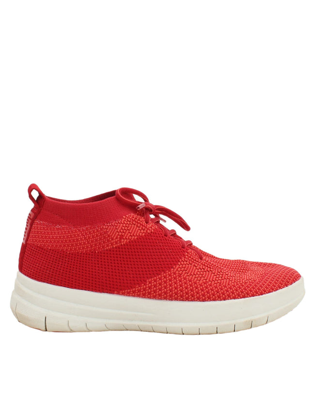 FitFlop Women's Trainers UK 4 Red 100% Other