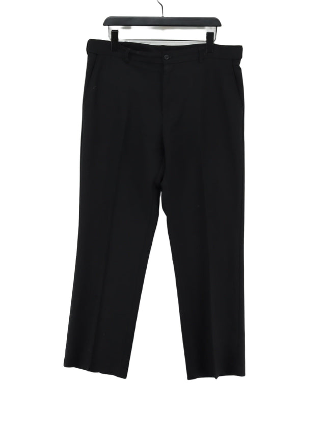 Farah Women's Suit Trousers UK 10 Black 100% Polyester