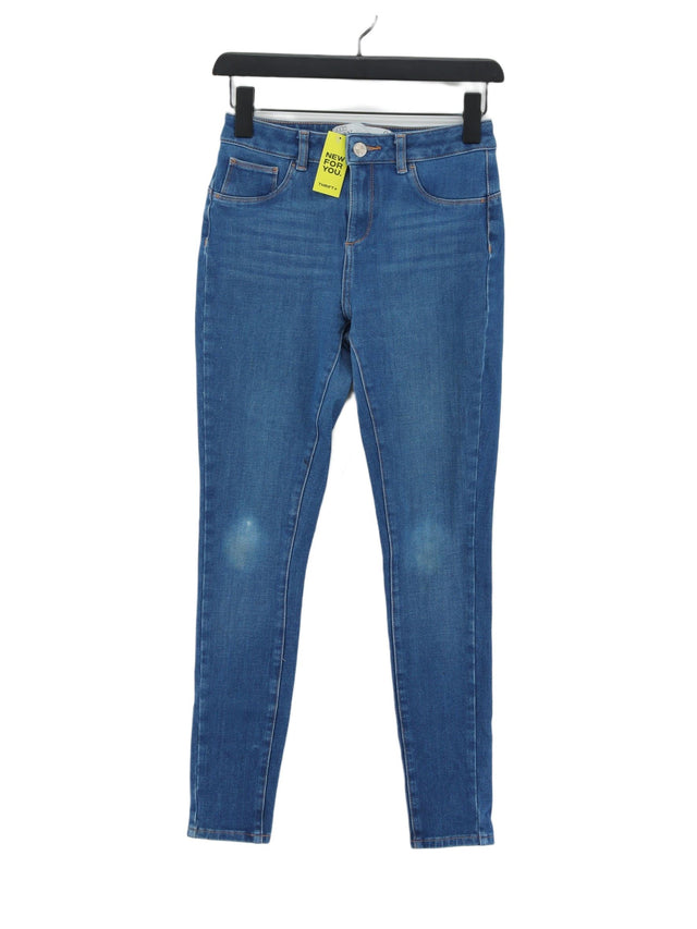 Next Women's Jeans UK 8 Blue Cotton with Elastane, Polyester