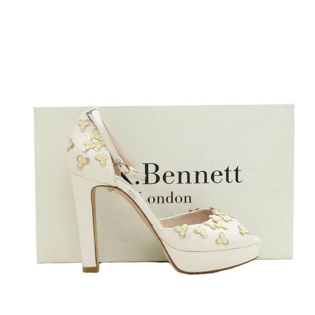 L.K. Bennett Women's Heels UK 4.5 Cream 100% Other
