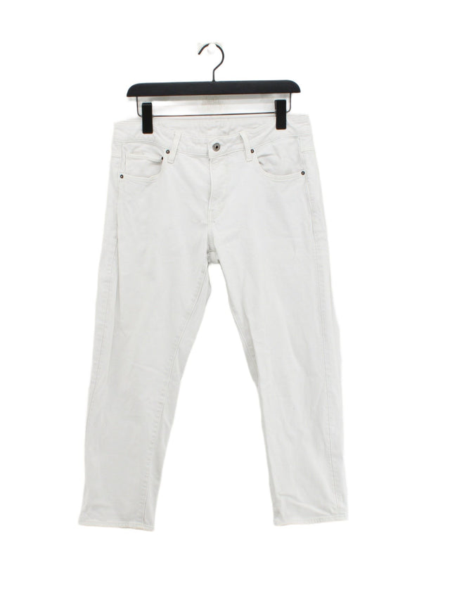G-Star Raw Women's Jeans W 30 in White Cotton with Elastane