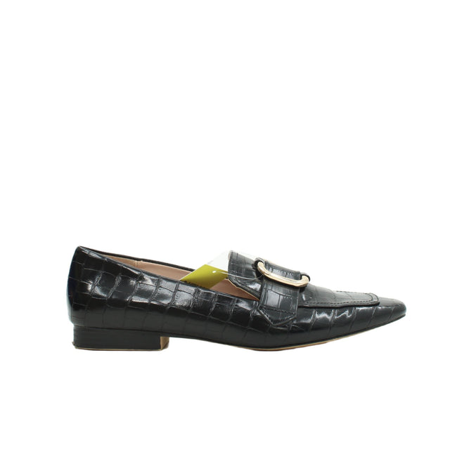 Zara Women's Flat Shoes UK 5.5 Black 100% Other