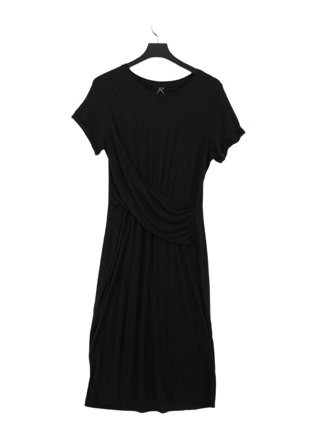 Anthropologie Women's Maxi Dress M Grey Viscose with Elastane, Polyester