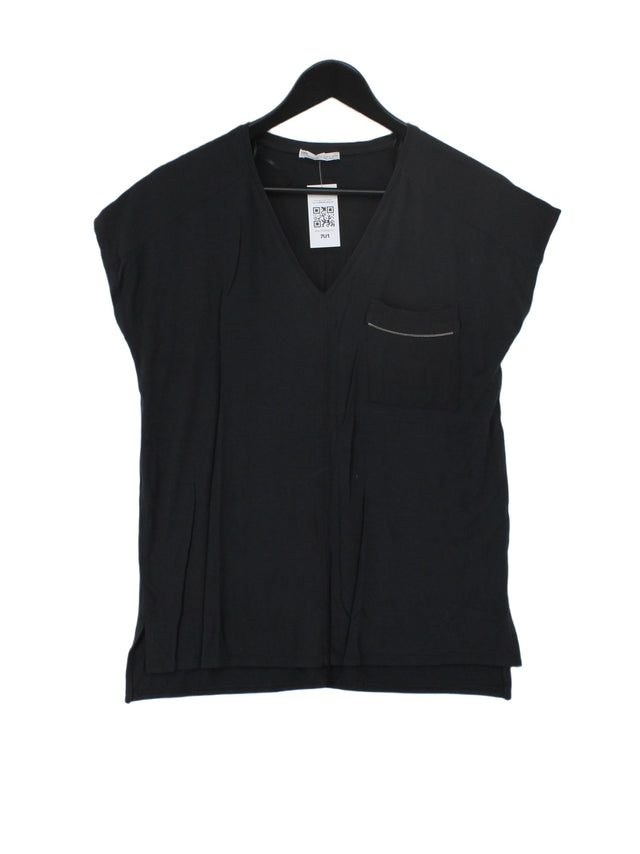 Zara Women's Blouse S Black 100% Other