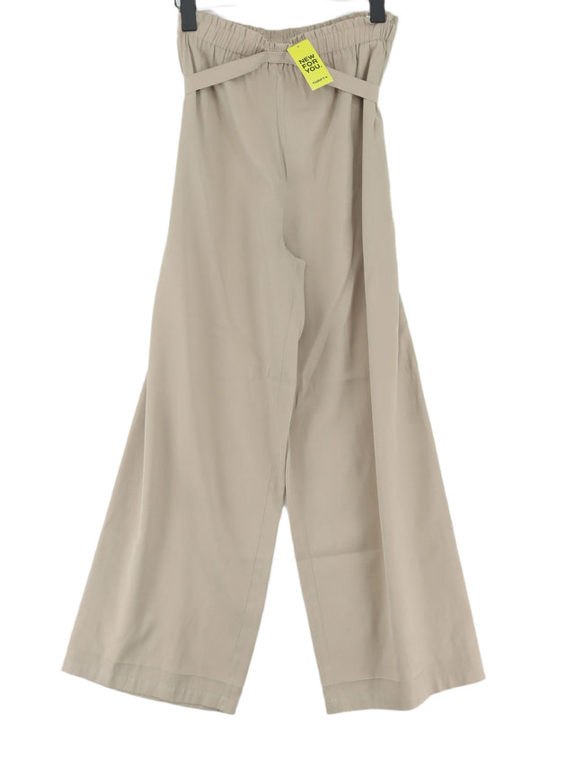 Together Women's Suit Trousers UK 14 Cream Polyester with Viscose