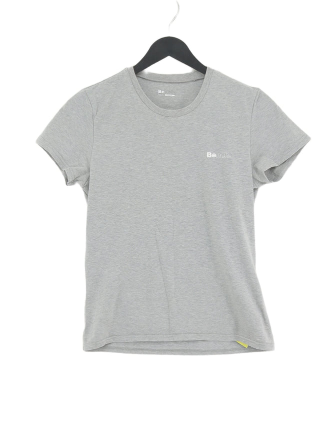 Bench Women's T-Shirt S Grey 100% Cotton