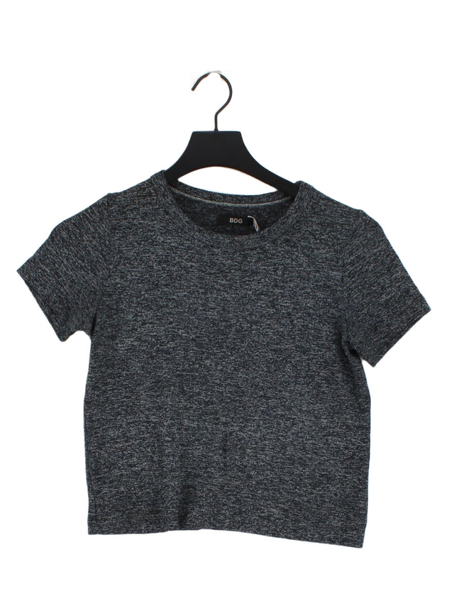BDG Women's T-Shirt XS Grey Rayon with Polyester, Spandex