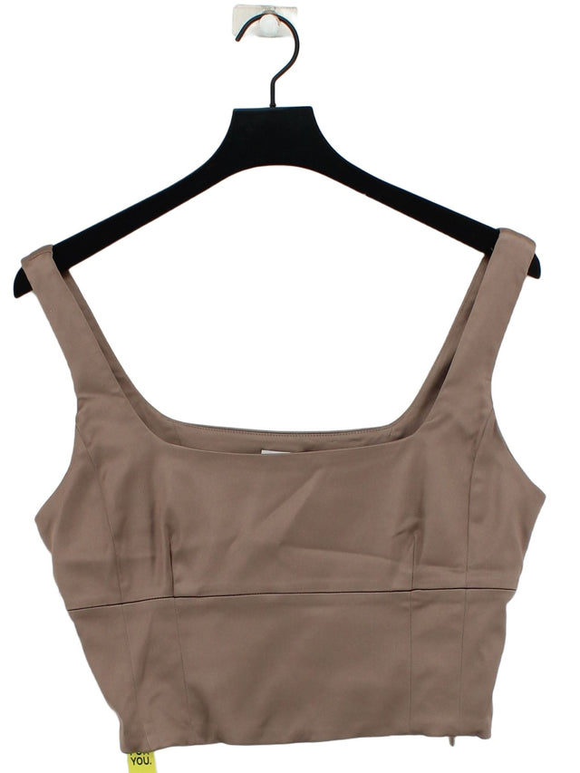 Wilfred Women's Top L Brown Elastane with Polyamide