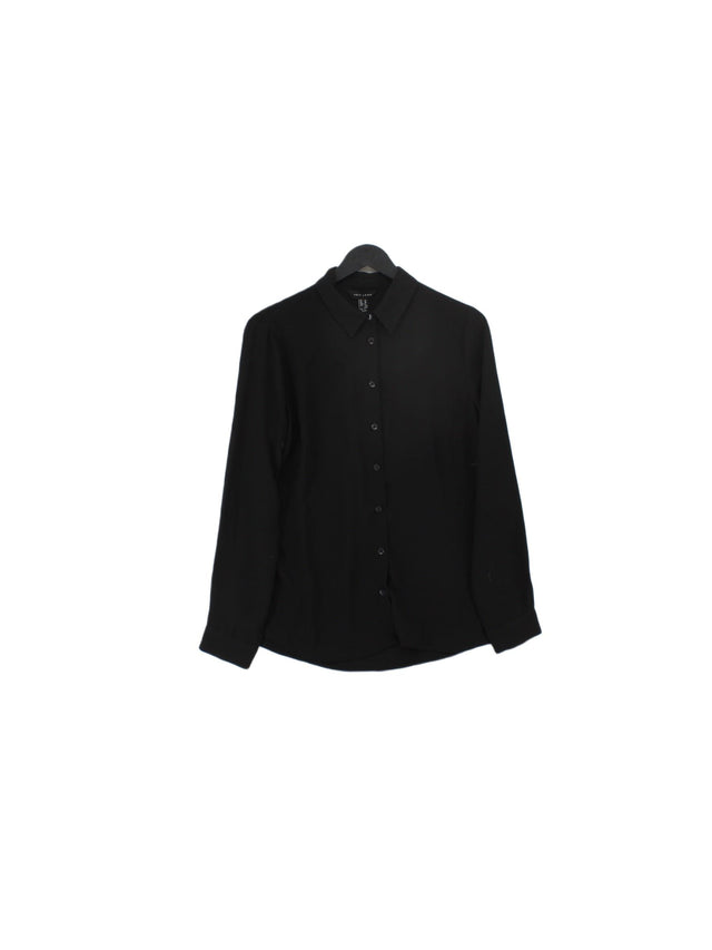 New Look Women's Shirt UK 10 Black 100% Polyester