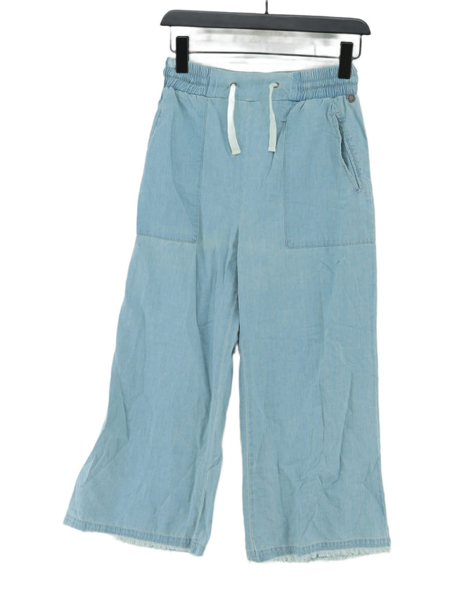 Nümph Women's Trousers UK 10 Blue 100% Cotton