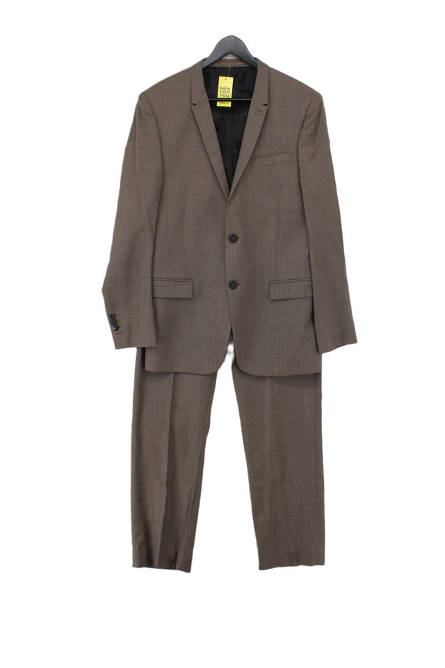 The Kooples Men's Two Piece Suit Chest: 52 in Brown