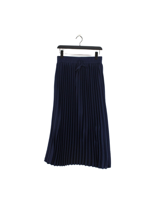 John Lewis Women's Maxi Skirt UK 8 Blue 100% Polyester