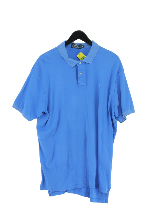 Ralph Lauren Men's Polo XL Blue 100% Cotton