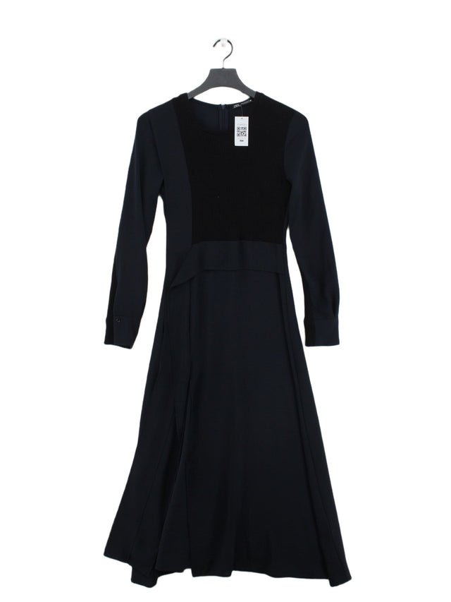 Zara Women's Maxi Dress S Blue 100% Polyester