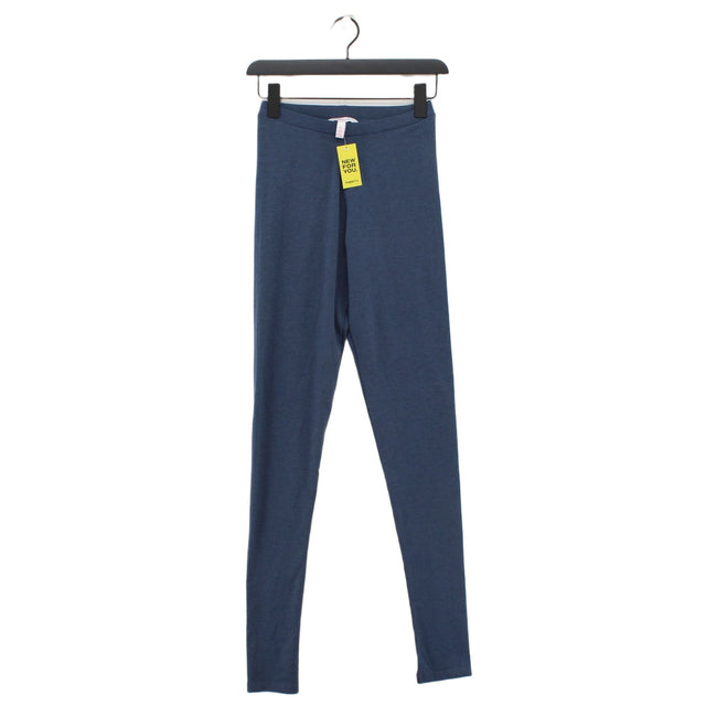 LTS Basics Women's Leggings XS Blue Cotton with Elastane, Polyester