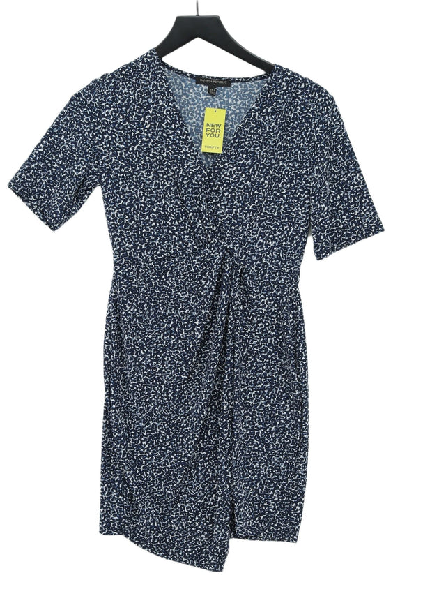 Banana Republic Women's Mini Dress XS Blue Polyester with Elastane, Spandex