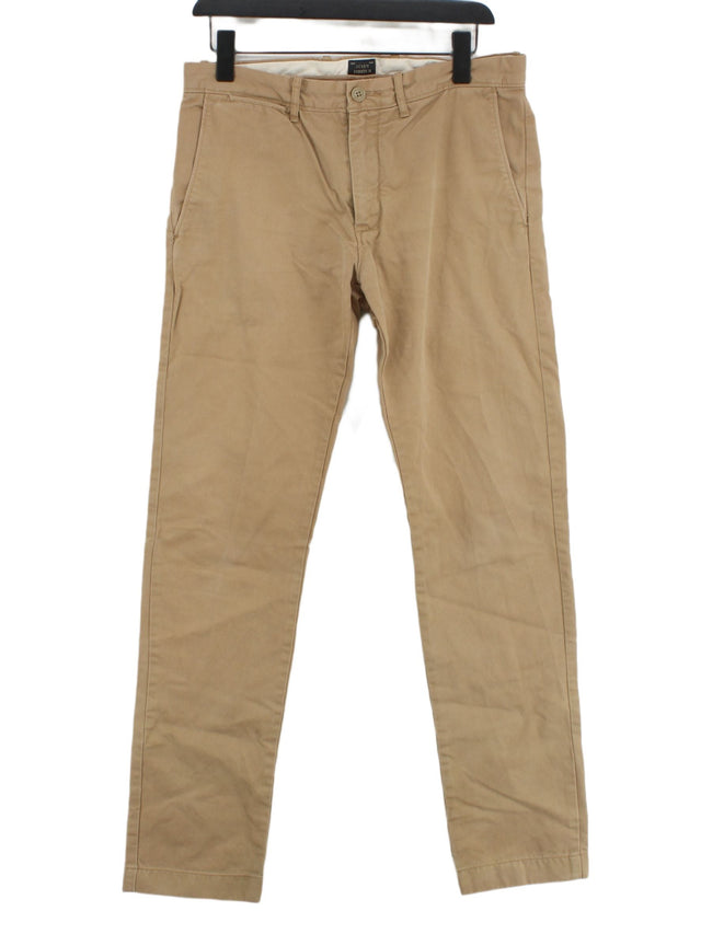 J. Crew Men's Trousers W 31 in Tan 100% Cotton