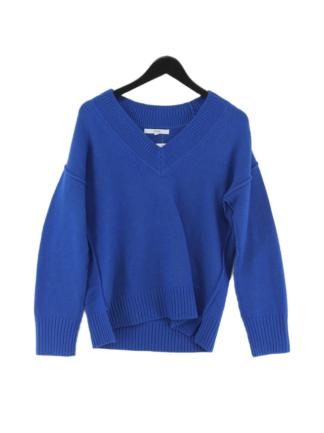 Next Women's Jumper M Blue Acrylic with Nylon, Polyester