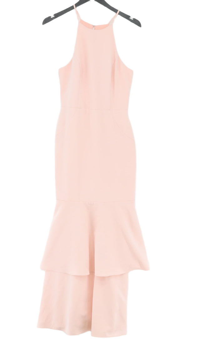 Coast Women's Maxi Dress UK 8 Pink Polyester with Elastane
