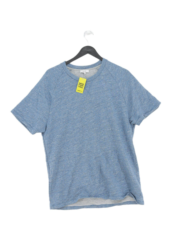 Reiss Men's T-Shirt XXL Blue 100% Cotton