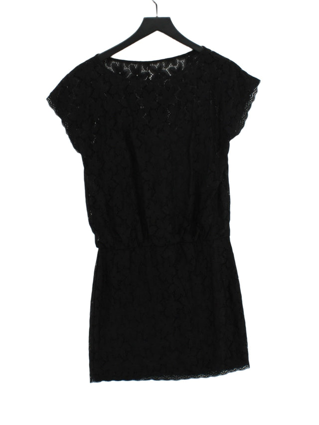 Laundry By Shelli Segal Women's Midi Dress S Black Nylon with Polyester, Spandex