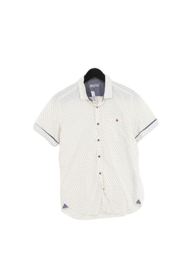Ted Baker Men's Shirt Chest: 36 in White 100% Cotton