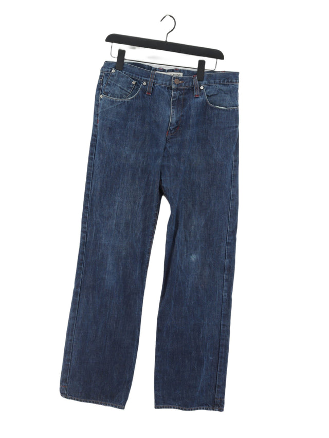 DKNY Men's Jeans W 34 in Blue 100% Cotton