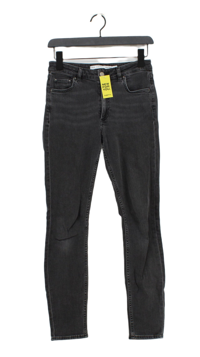 & Other Stories Women's Jeans W 25 in Grey Cotton with Elastane